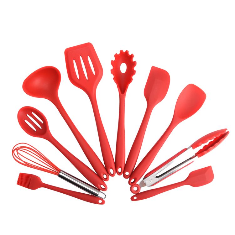 10 Piece Kitchen Silicon Cooking Utensils Set Shop Today. Get it Tomorrow!