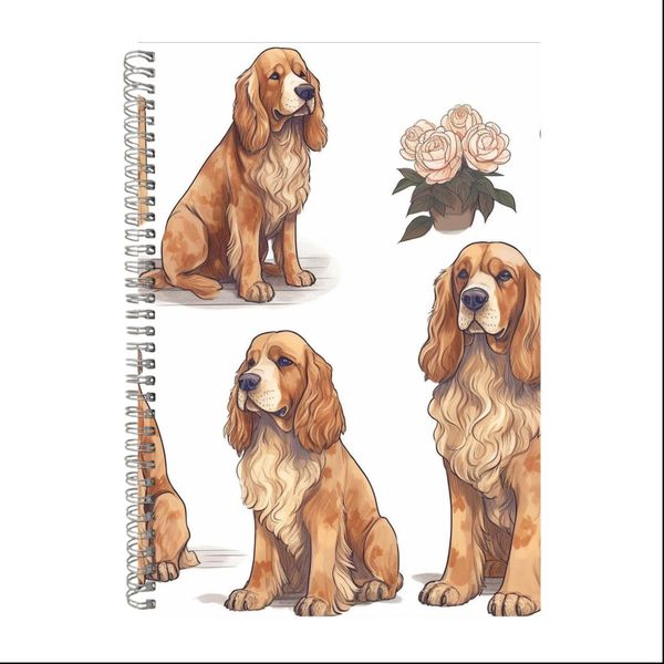 COCKER SPANIEL Watercolor Gift Idea A4 Notepad 259
