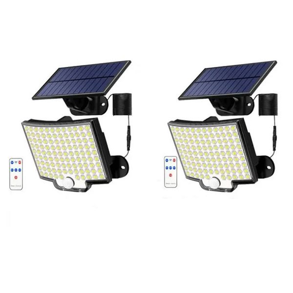 2-Piece Outdoor Solar Pendant Light Motion Sensor Light