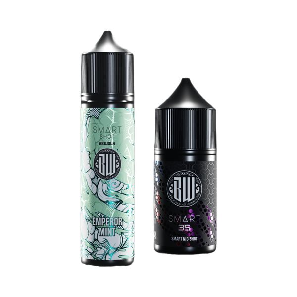 Bewolk SMART Shot 35MG - Emperor Mint (60ml Combo)