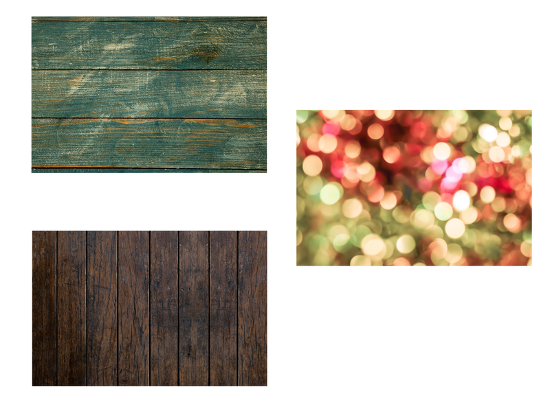 Flatlay Studio Merry Bundle Photography Background - 3x 600mm x 450mm