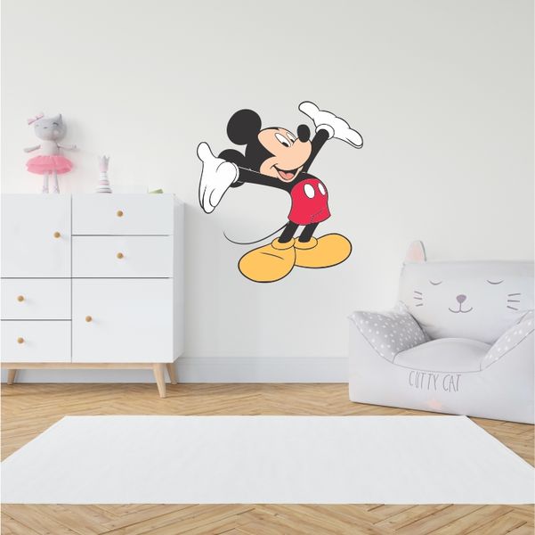 Disney Mickey Mouse Waving Hands Decal