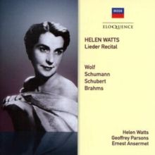 Helen Watts: Lieder Recital (CD / Album)