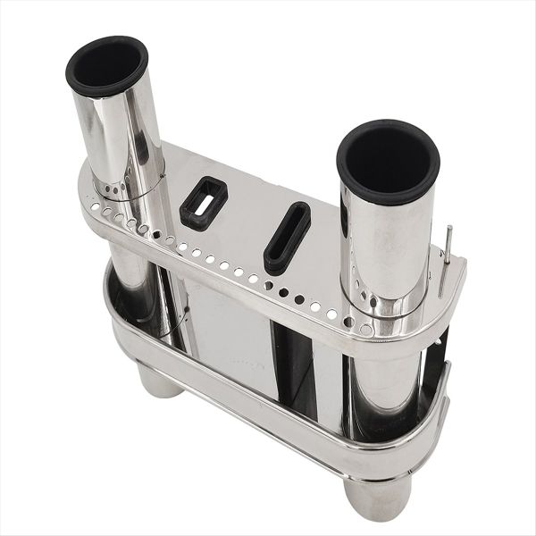 Flush Mount Fishing Rod Holder 2 Tube Link Rod Holder Fishing Tool