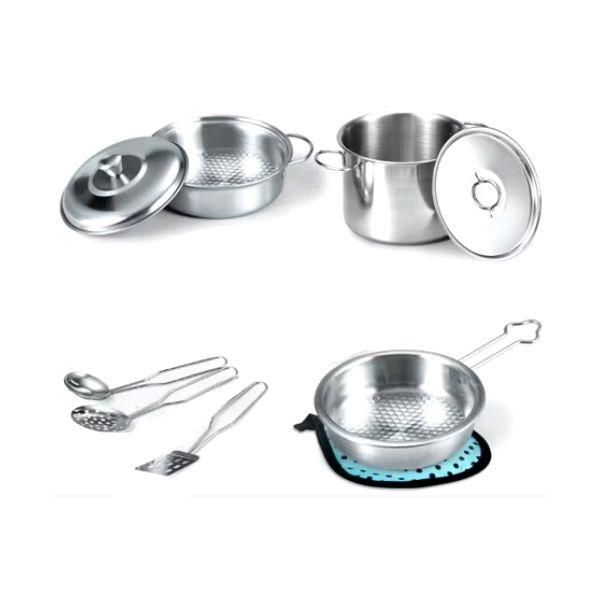 Kids Stainless Pot Set - 9 Piece