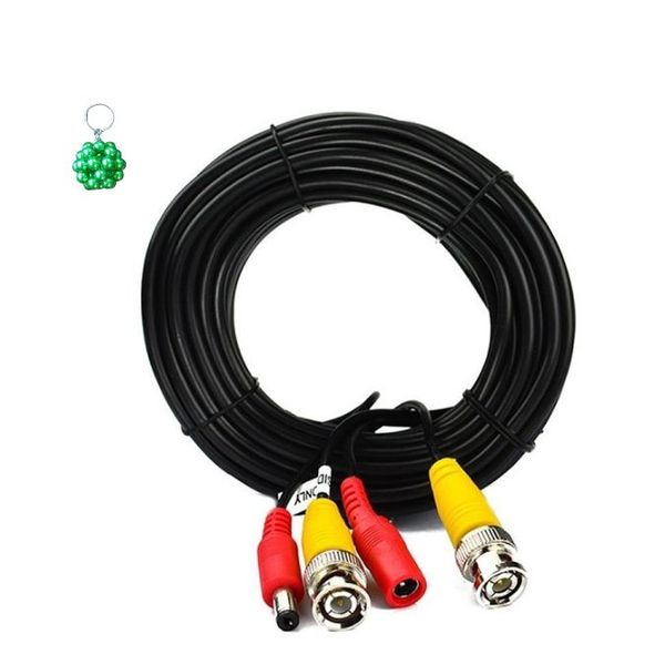 30M BNC Cable Video + DC Power CCTV Cable And A Keyholder