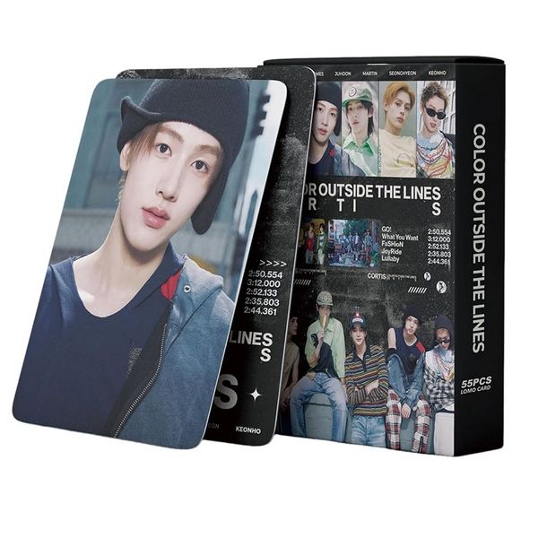 55 Pieces - Cortis "Colour Outside The Lines" Album Photo Cards Set