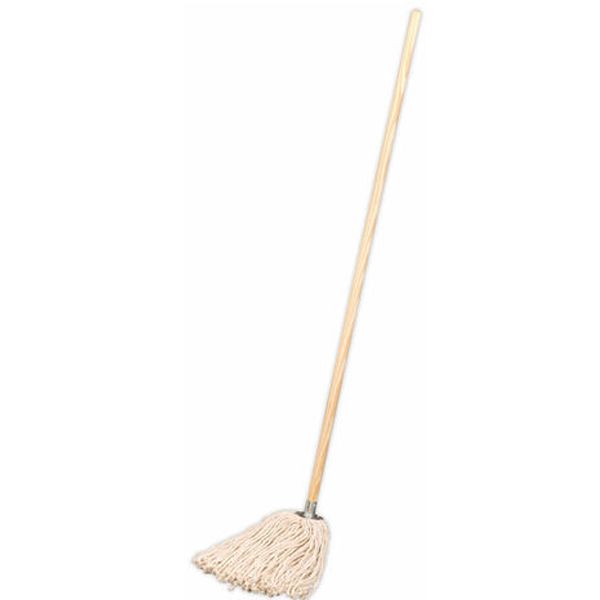 Wet Mop with Wooden Handle - 500g