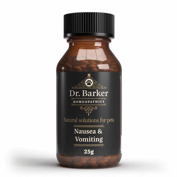 Nausea &amp; Vomiting High-Potency Homeopathic Pet Formula (Dr Barker)