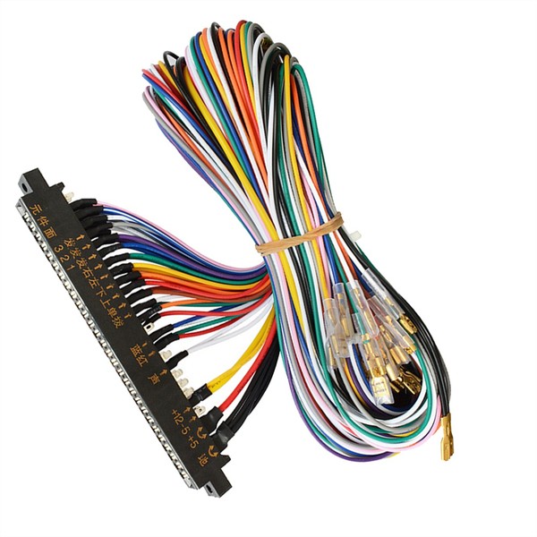 Jamma 28 Pin Arcade Cable Harness Joystick Button Connector (4.8Pin)