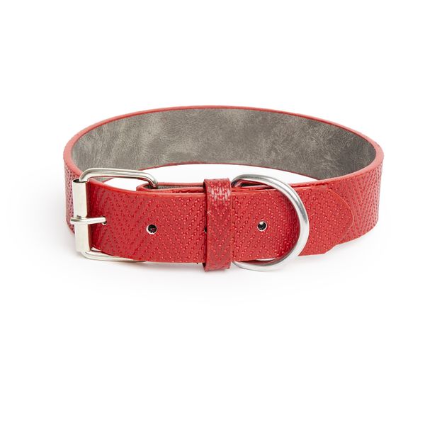 Wiggle Dog Collar Large Red