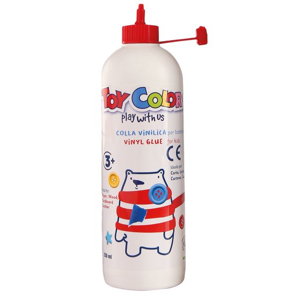 Toy Color - PVA Vinyl Glue - Child-Safe Certified Adhesive - 250ml