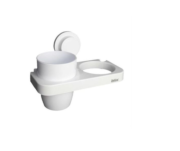 Bathlux Universal Cup/Bath Rack With Suction Cup image