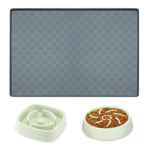 3 PCs Slow Eating Bowl Feeder For Pets