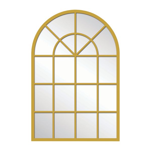 Mirror Arch - Farmhouse Styled Framed Wall Mirror 60cm x 90cm - Gold