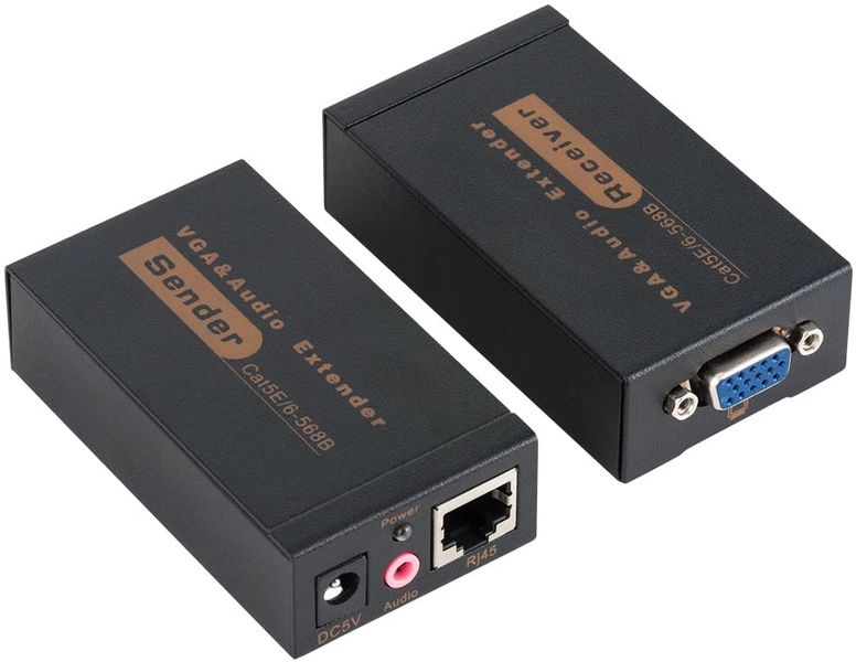 100m VGA &amp; Audio Extender over Cat5E/CAT6 Pure Copper Cable