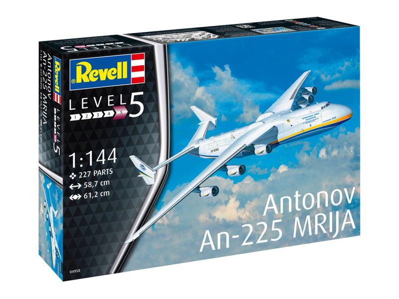 Revell 1/144 Antonov An-225 "Mrija" (w/Undercarriage) Plastic Model Kit