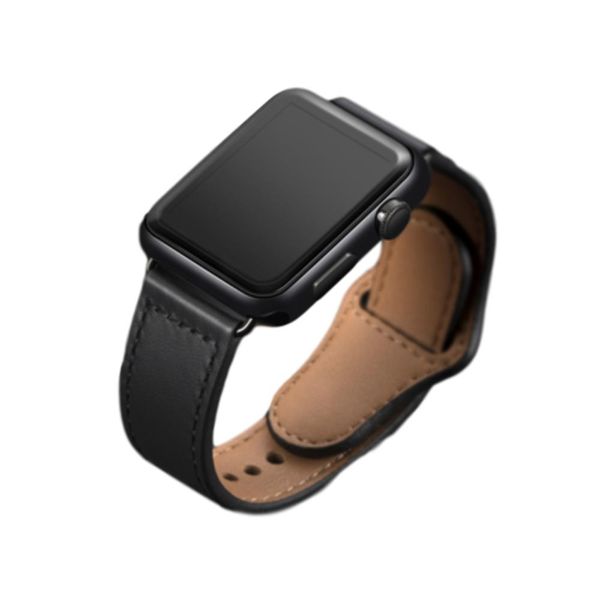 Meraki Leather Band for Apple Watch - 42mm/44mm Black