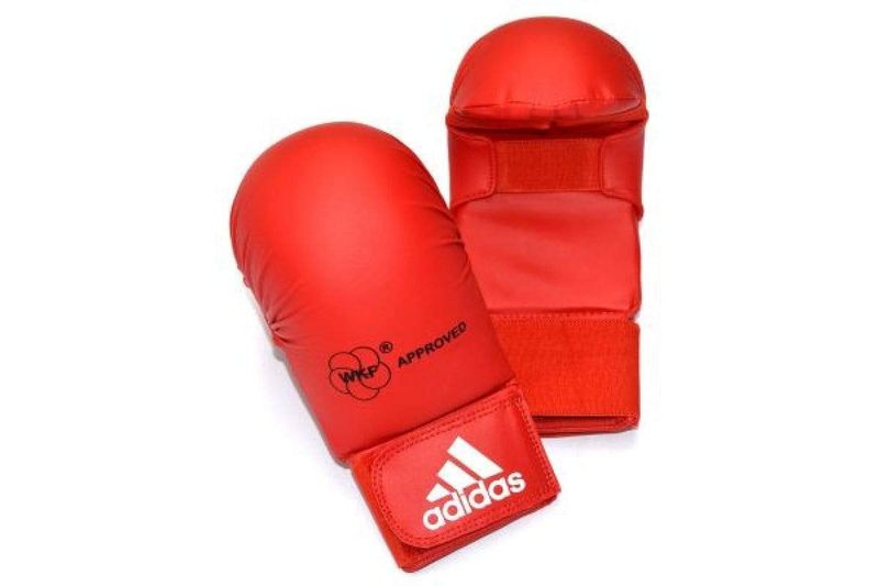 adidas WKF Original Karate Mitt with Thumb - Red