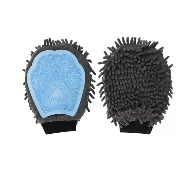 2 Sided Pet Grooming Glove 24cm x 2