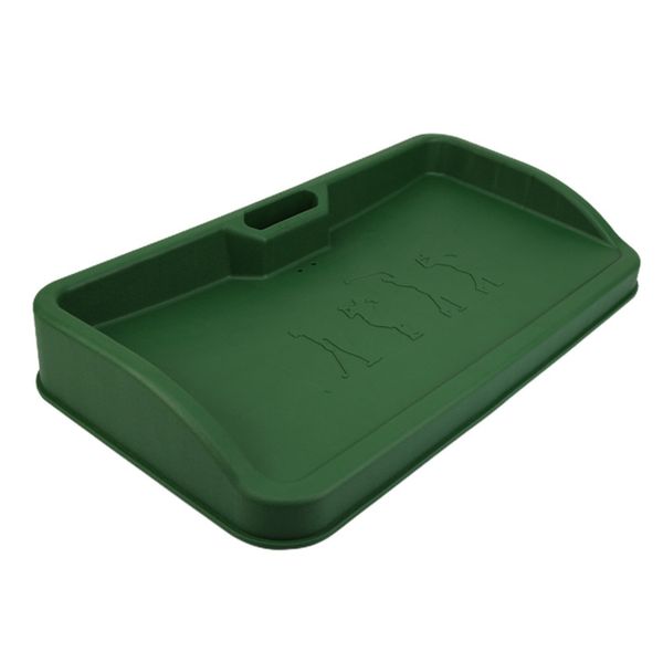Golf Ball Tray - Premium Rubber Holder with Cell Phone Stand