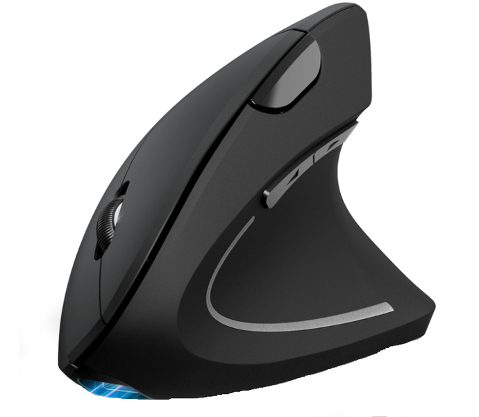 Ergonomic Mouse, Rechargeable 2.4G+Bluetooth Vertical Mice 6 DPI Adjustable