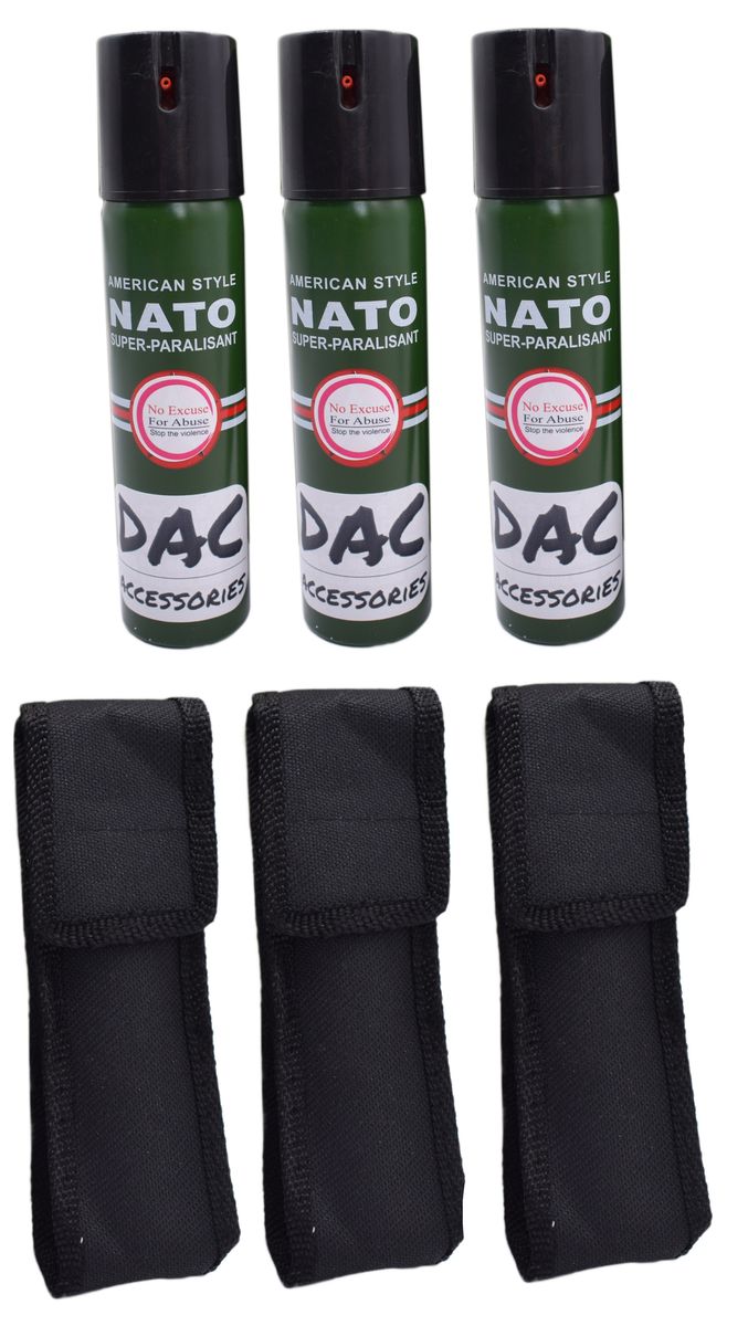DAC Accessories Highly Effective Self Defense Pepper Spray 110ml 3