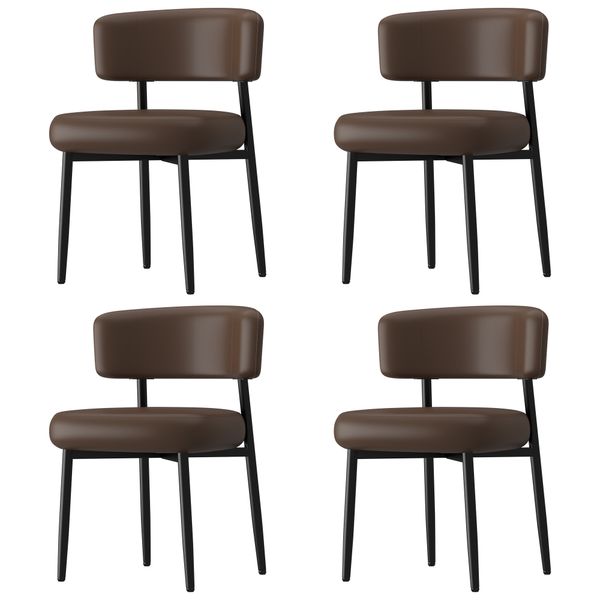 Modern Kitchen and Dining Room Chairs: Set of 4 Dining Chairs