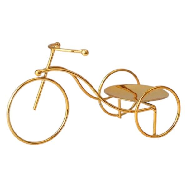 Bicycle Designed Multipurpose Holder With Intricate Detailing - Black