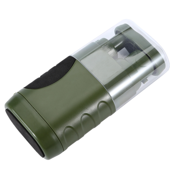 Camping water filter, ABS, green color