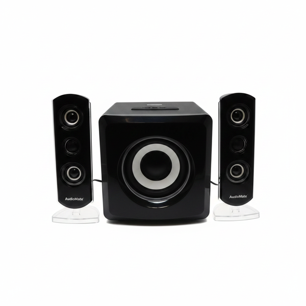 AudioMate 2.1 Channel Stereo Speaker System with Subwoofer - 30W RMS