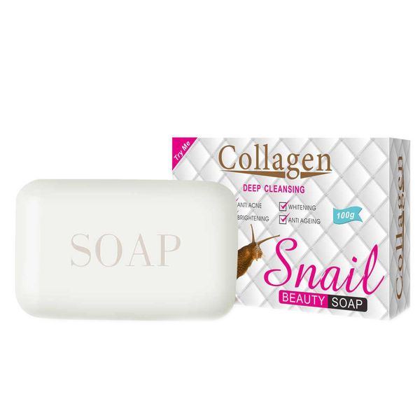Collagen Deep Cleansing Snail Beauty Soap