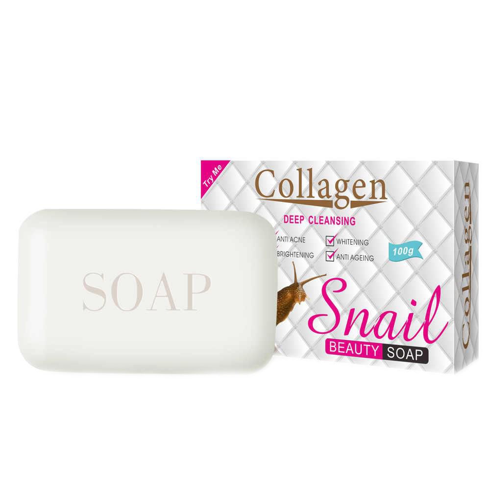 Collagen Deep Cleansing Snail Beauty Soap Shop Today. Get it Tomorrow