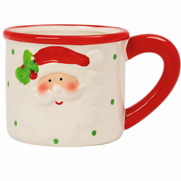 3D Santa Christmas Coffee Mug