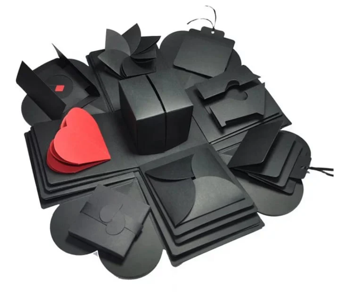 Exploding Cardboard Gift boxes - 8 piece insert