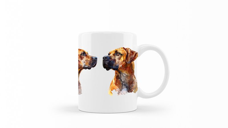 Rhodesian-Ridgeback Printed Coffee Mug