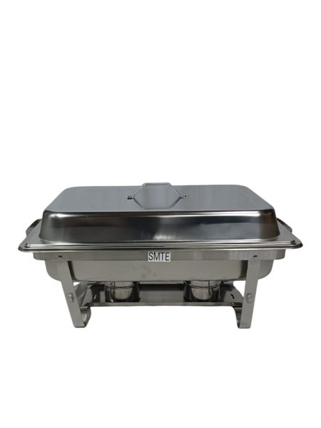 SMTE Super Chef Chafing Dish - 16 Litre Stainless Steel with Double Burner