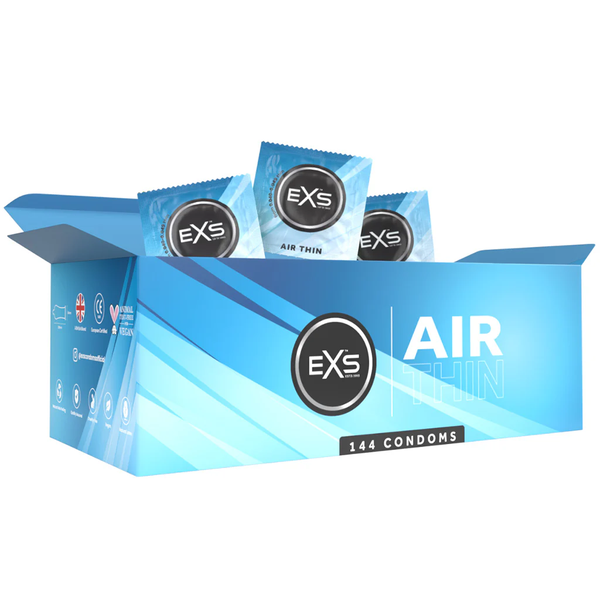 EXS Air Thin Condoms - 144 Bulk Pack