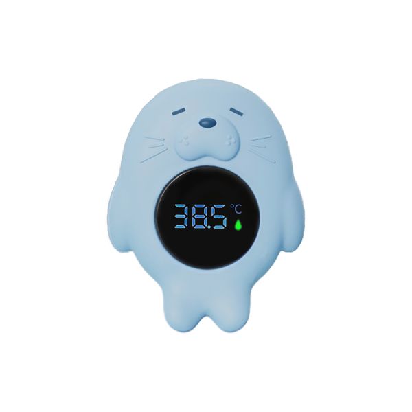 Baby Bath Water Thermometer With Digital Led Screen Display - Sea Otter
