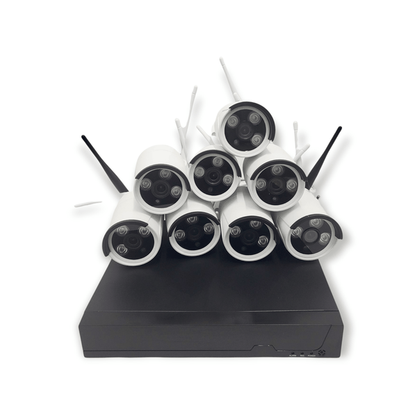 8 Channel WIFI Surveillance Camera Kit
