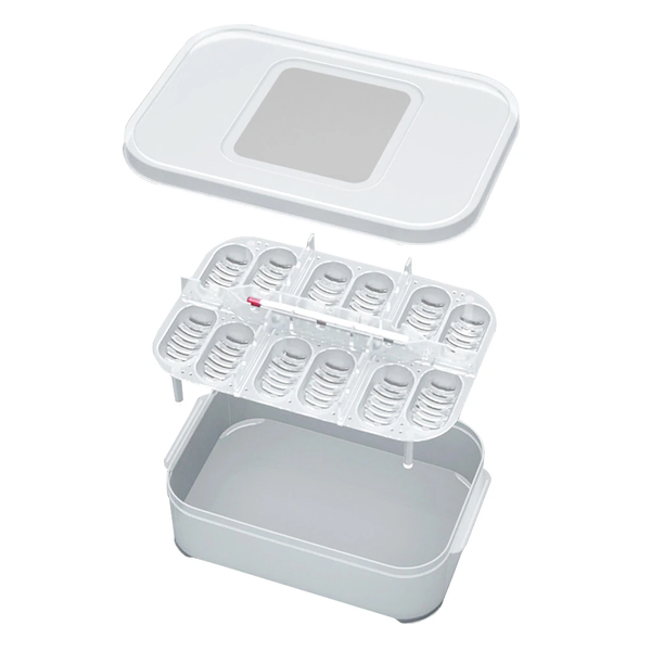 Pet Reptile Portable Incubator Hatching Container With 12 Egg Trays (11cm)