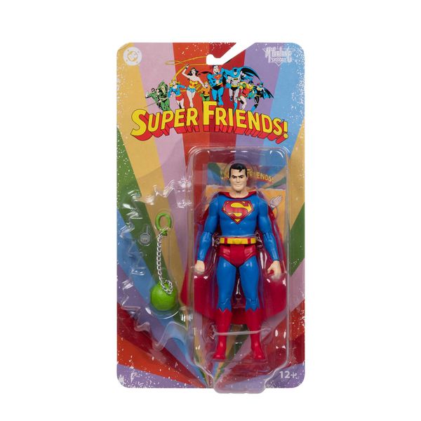 McFarlane DC Retro Super Friends - Superman with Kryptonite Ball - 15cm