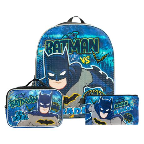 Batman backpack and lunch bag set hotsell