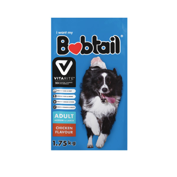 Bobtail- Medium/Large Adult Chicken Flavour Dog Food 1.75kg