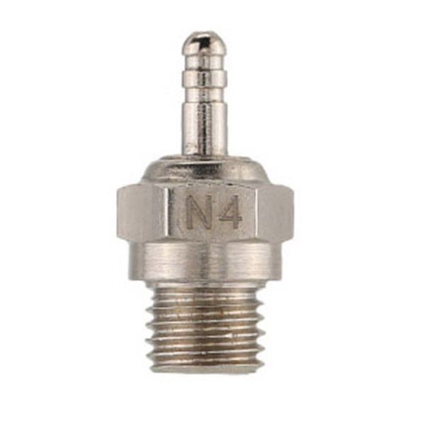 N4 Glow Plug Spark Plug for 1/10 Hpi Hsp Rc Car Compatible with Universal
