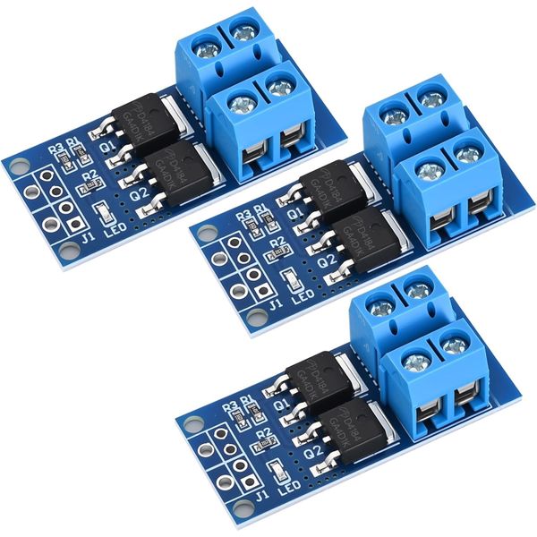 3Pieces High Power MOS Trigger Switch Drive Module PWM Adjustment Control Board