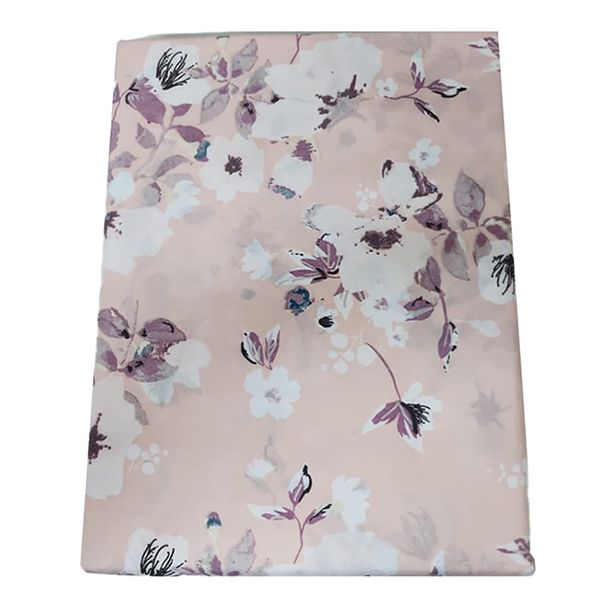 Microfibre Duvet Cover Set - Peach Floral