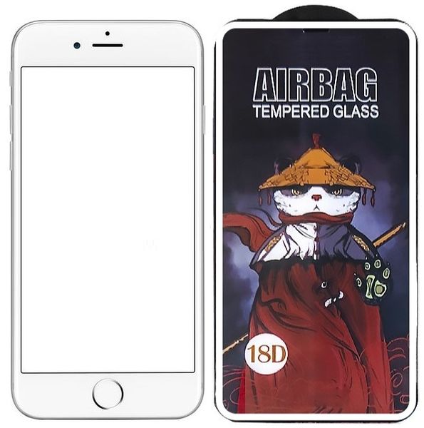 Weva Airbag Tempered Glass White Screen Protector for iPhone 7/ iPhone 8