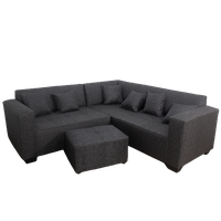 Shanny Corner Sofa - Charcoal