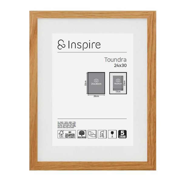 Frame Toundra Oak 24x30cm Inspire